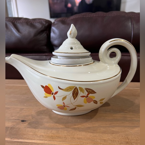 Hall Jewel Tea Dining Hall Jewel Tea Teapot Perfect Unused